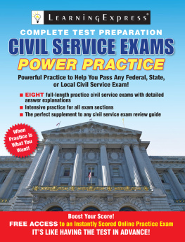 Learning Express Llc - Civil Service Exams: Power Practice