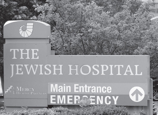 Sign for the Jewish Hospital at the corner of Kenwood Road and Galbraith the - photo 5