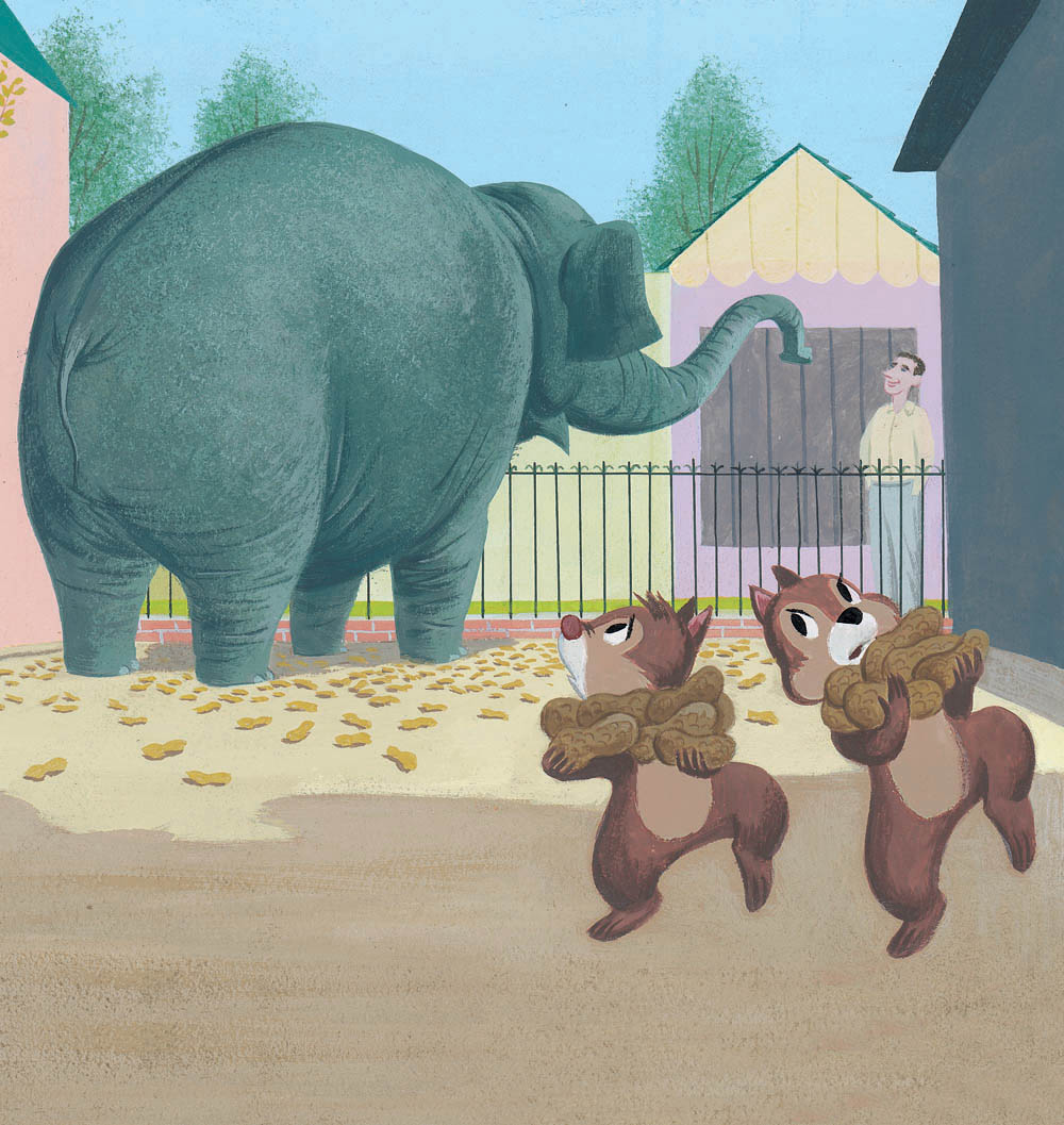 The elephant was clever though She watched Chip and Dale sneak out of her - photo 9