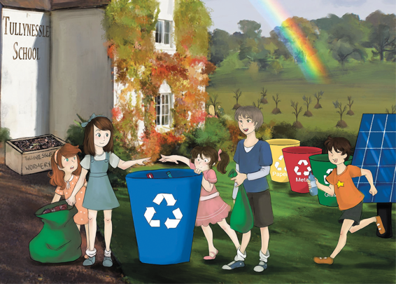 We all should hear this message children its up to you recycle now and save - photo 22