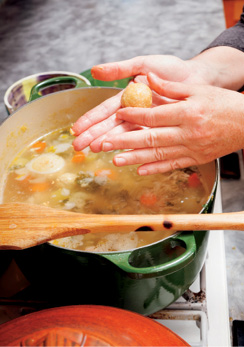 Matzo ball soup is a staple at the seder meal Patrick HeagneyiStockcom When - photo 2