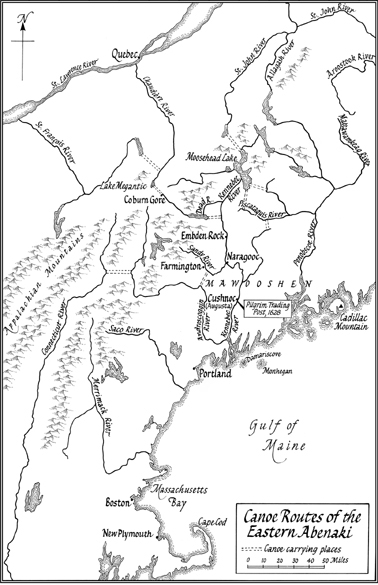 Rivers from Gulf of Maine Watershed Map Maine State Planning Office 1991 - photo 4