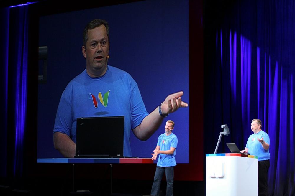 Figure 1-1 Lars and Jens Rasmussen discuss Google Wave at Google IO Photo - photo 2