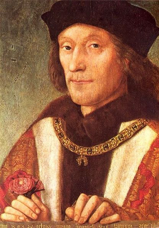 Henry VII by Michel Sittow painted in 1500 He holds the red rose of - photo 4