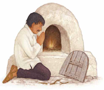 Miguel watched from the shadows as Papa knelt beside the fire and humbly bowed - photo 5