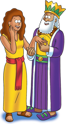 Esther said Yes The king had a helper His name was Haman He was a mean - photo 12