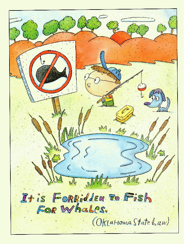 It is Forbidden to Fish for Whales Oklahoma State Law What is the Oldest - photo 13