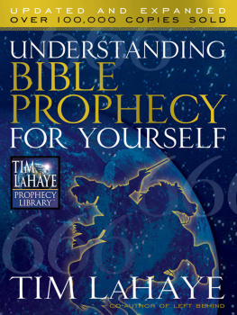 Tim LaHaye Understanding Bible Prophecy for Yourself