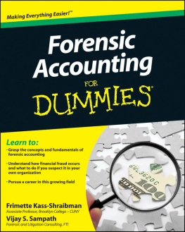 Frimette Kass-Shraibman Forensic Accounting for Dummies