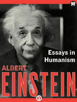 Albert Einstein - Essays in Humanism