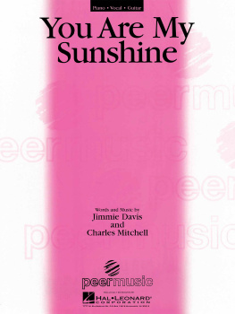 Jimmie Davis - You Are My Sunshine Sheet Music