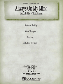 Willie Nelson - Always on My Mind Sheet Music