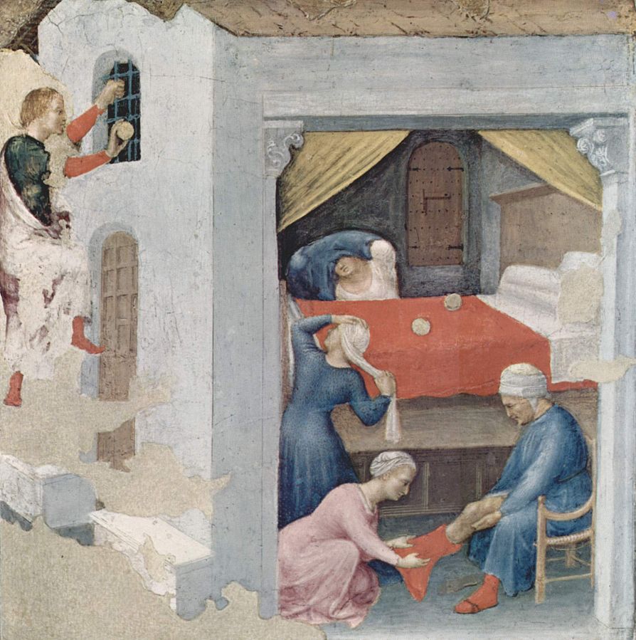 The dowry for the three virgins - Gentile daFabriano c 1425 Nicholas and the - photo 5