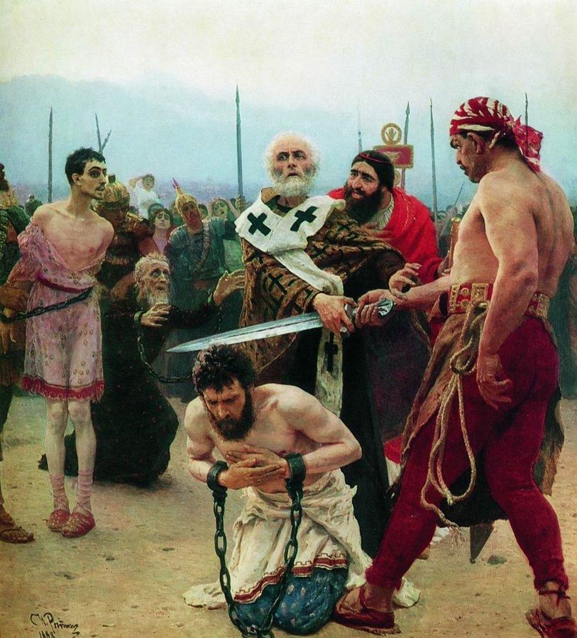 Saint Nicholas Saves Three Innocents fromDeath - oil painting by Ilya Repin - photo 6