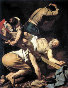 Caravaggio Crucifixion of St Peter Santa Maria del Popolo Rome What Does a - photo 3