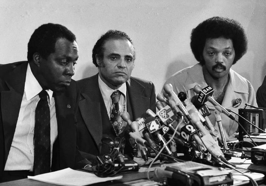 BETTMANNGETTY IMAGES From left to right Vernon Jordan of the Urban League - photo 2