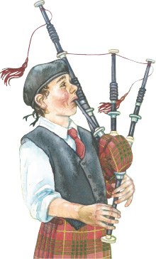 B is for Bagpipes A Scotland Alphabet Written by Eve Begley Kiehm and - photo 1