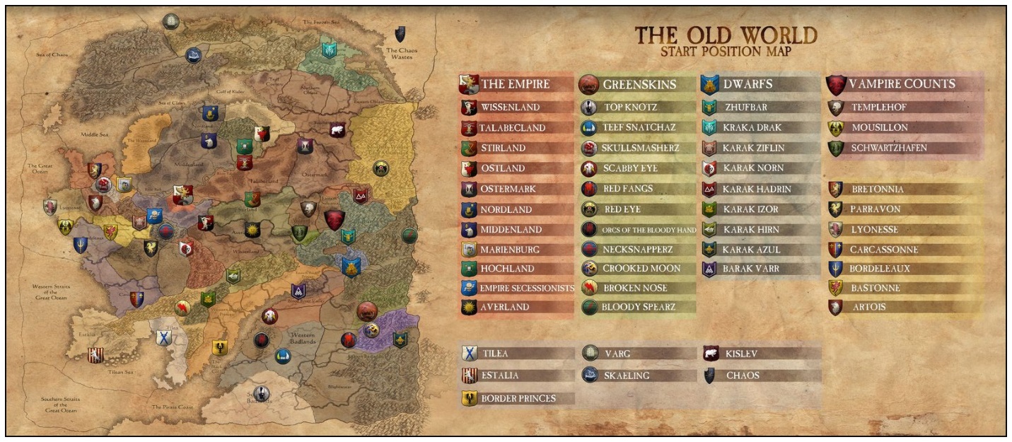 In Total War Warhammer the entire Old World can be found onthe campaign map - photo 1