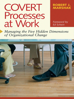 Robert J. Marshak - Covert Processes at Work: Managing the Five Hidden Dimensions of Organizational Change