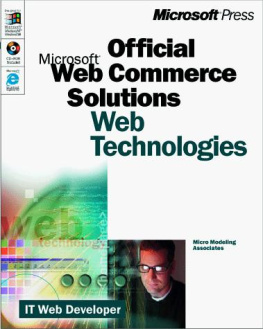 Micro Modeling Associates - Microsoft Official Web Commerce Solutions, Web Technologies