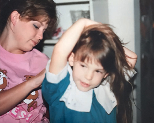 My mom helping me with my dress I was about four here Me second from - photo 5