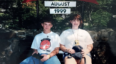 My brother Tad and I at the zoo You can see how uncomfortable I was in my - photo 8