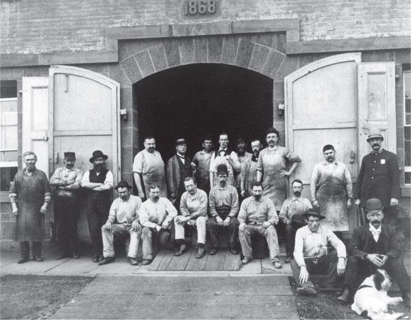 Workers outside Original Lamp Shop 1890 Courtesy National Lighthouse Museum - photo 6