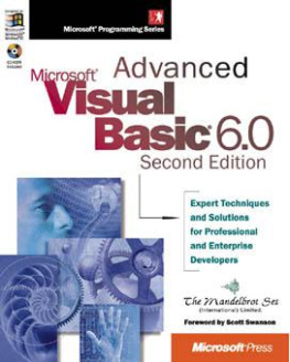 Sean P. Alexander (Foreword) - Advanced Microsoft Visual Basic 6.0 2nd edition