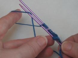 Hold the next needle close to the first and cast on new stitches until you once - photo 15