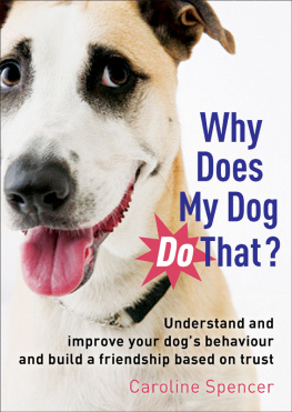 Caroline Spencer Why Does My Dog Do That?: Understand and Improve Your Dogs Behaviour and Build a Friendship Based on Trust