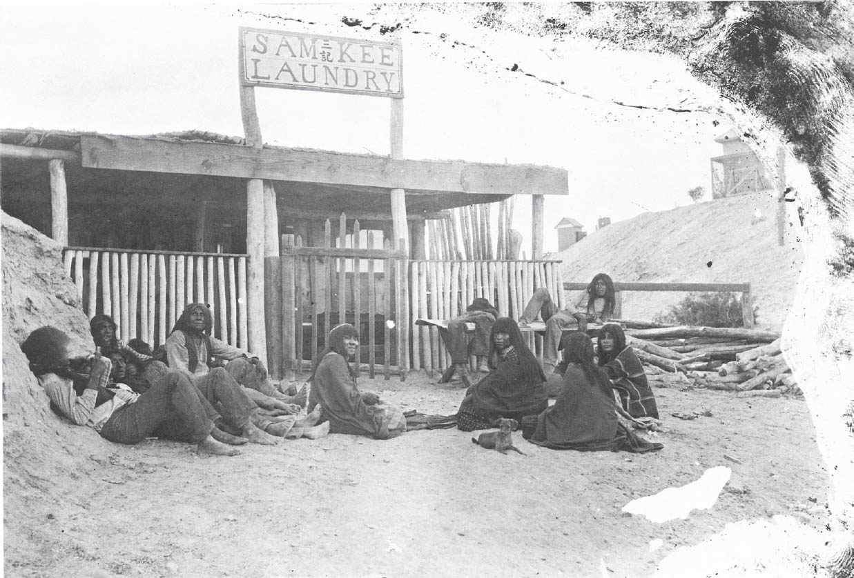 Frontispiece Mohave Indians in front of Sam Kee Laundry Yuma Arizona - photo 1