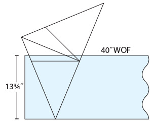 Make extra-long triangles to use with Method Two Octagon Triangle Trimming - photo 7