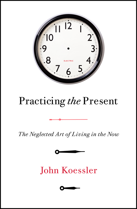 Praise for Practicing the Present Dr John Koessler puts his finger on the - photo 1