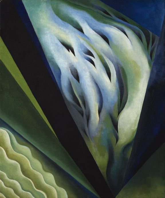 Blue and Green Music Georgia OKeeffe image via Wikipedia Commons Its a feat - photo 1