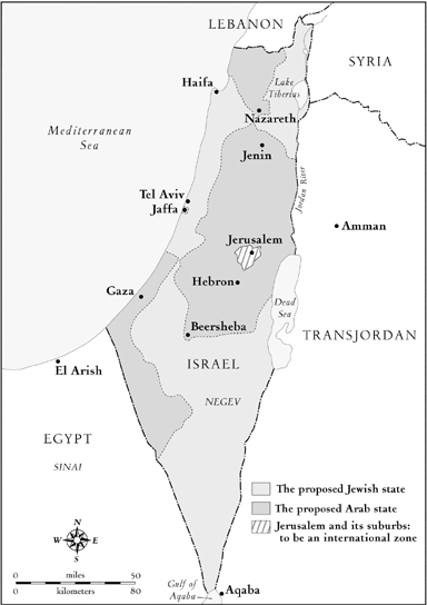 The UN Partition Plan1947 This is the division of land proposed by the - photo 5