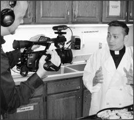 Filming a cooking segment for one of our webisodes In the Jewish scriptures - photo 4