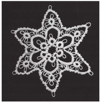 Ruffle-Edged Snowflake Ruffle-Edged Snowflake Approximately 3 point to - photo 6