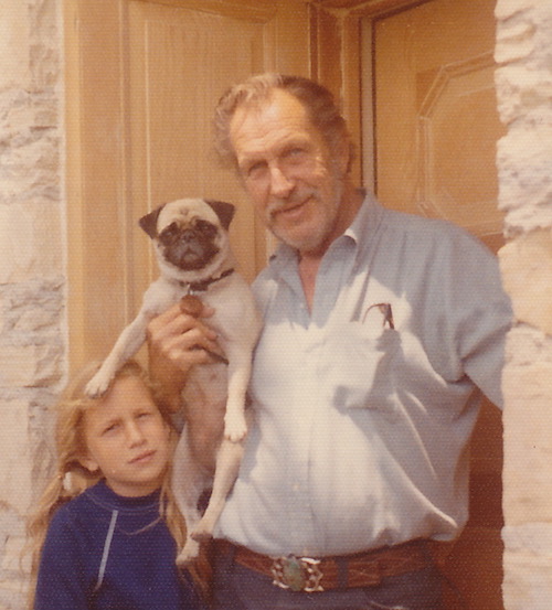 Vincent and Victoria Price with Puffie the pug Photo From the personal - photo 6