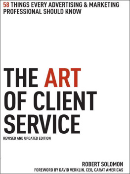 Robert Solomon The Art of client Service