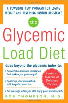 Rob Thompson The Glycemic-Load Diet