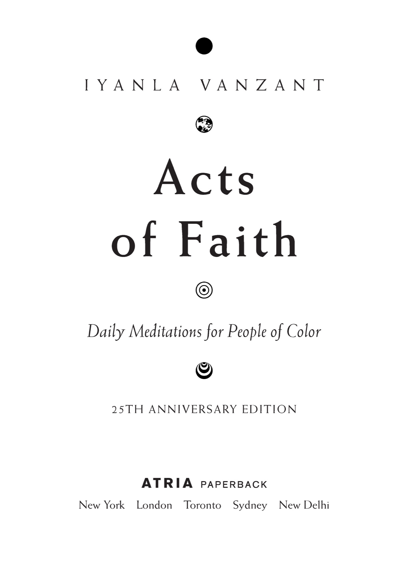 Acts of Faith Meditations For People of Color - image 1