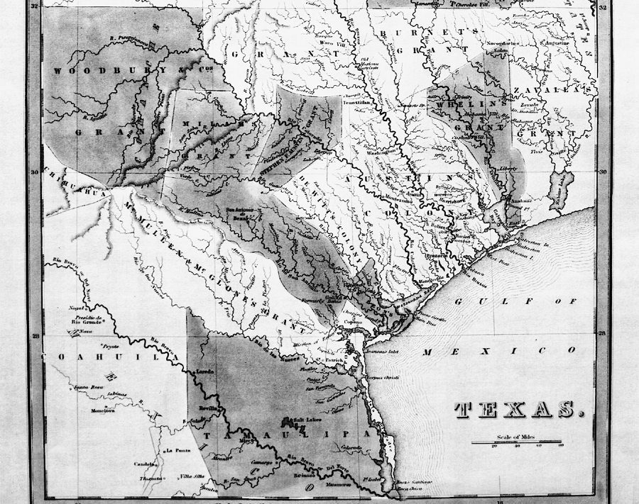 Texas Coahuila and Tamaulipas circa 1833 Courtesy of the Austin History - photo 1