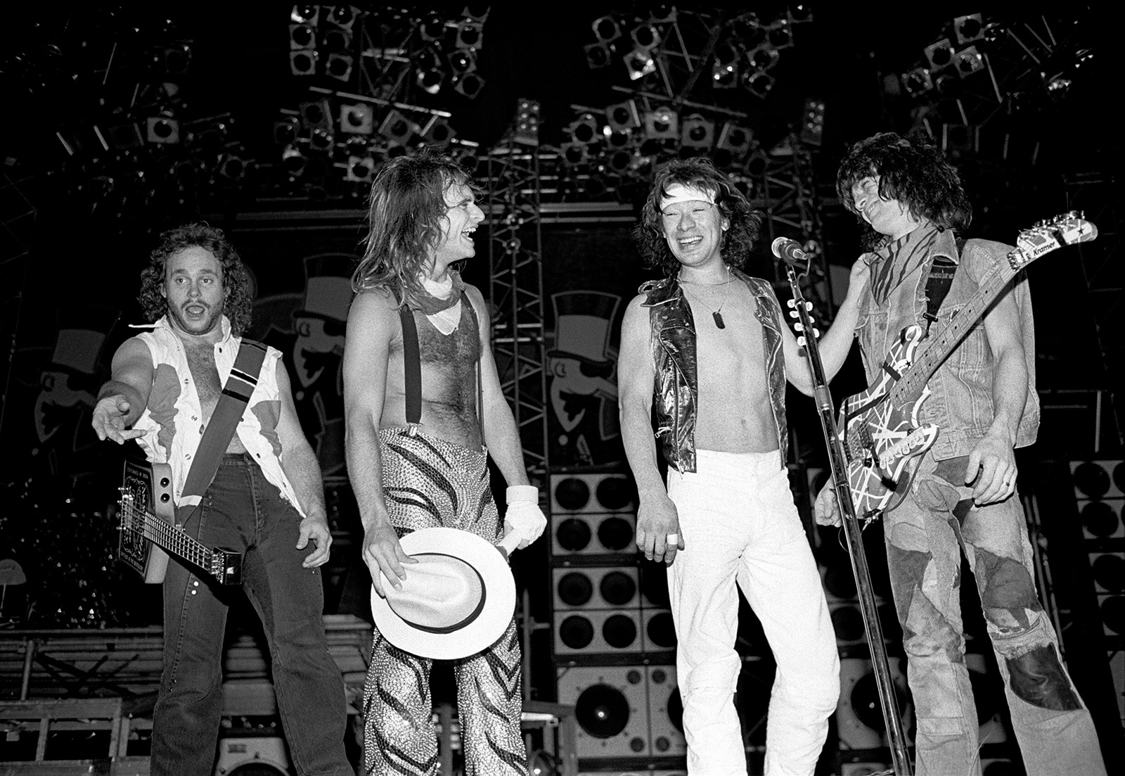 Van Halen onstage at Madison Square Garden New York City March 30 1984 Ebet - photo 2