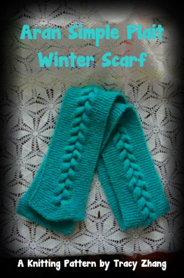 Tracy Zhang - Aran Simple Plait Winter Scarf