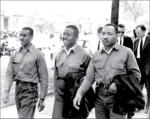 The Birmingham Good Friday march on April 12 1963 led by from left Fred - photo 2