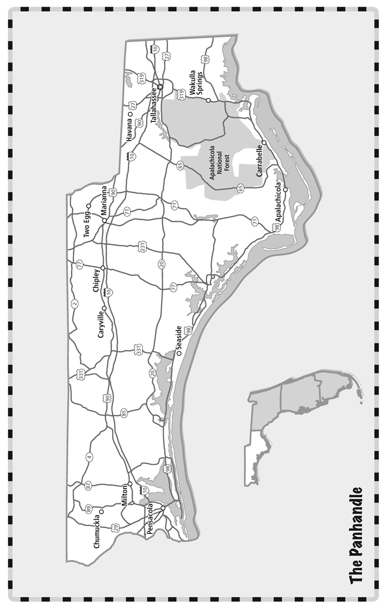 The Panhandle The Panhandle is to Florida what Scotland is to Great Britain - photo 1