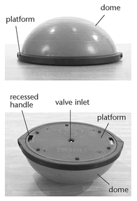 BOSU Balance Trainer Even something as simple as standing on the BOSU is an - photo 7