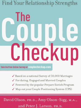 David H. Olson - The Couple Checkup: Find Your Relationship Strengths