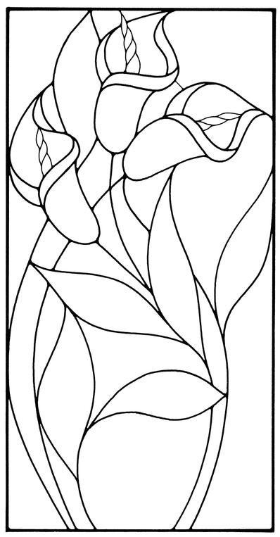 Art Nouveau Stained Glass Pattern Book - photo 28