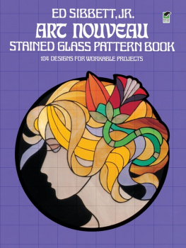 Ed Sibbett - Art Nouveau Stained Glass Pattern Book